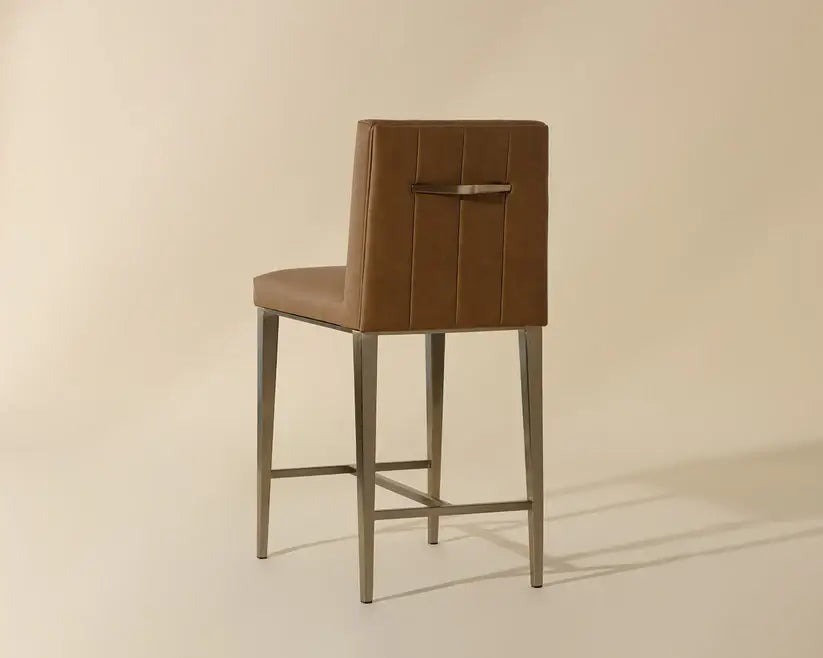 SUNPAN WILBUR COUNTER STOOL COGNAC 111431