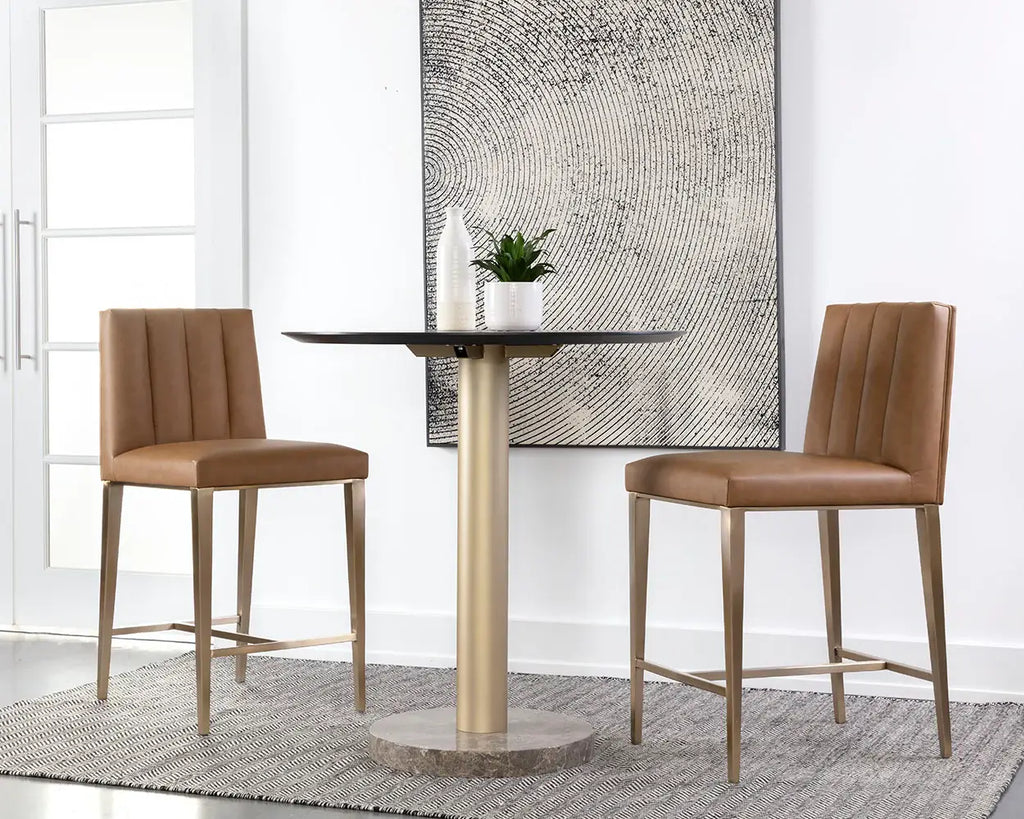 SUNPAN WILBUR COUNTER STOOL COGNAC 111431