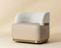SUNPAN BRINDA SWIVEL LOUNGE CHAIR -  NAPA BEIGE / HAILEY MOON 111446