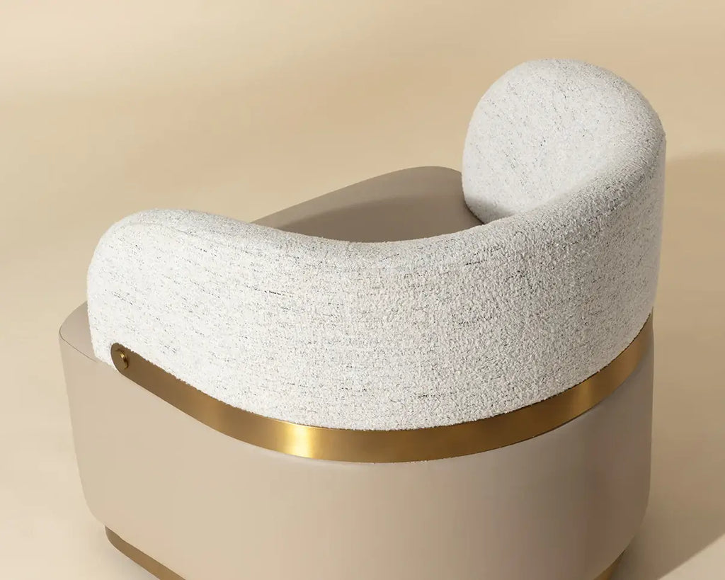 SUNPAN BRINDA SWIVEL LOUNGE CHAIR -  NAPA BEIGE / HAILEY MOON 111446