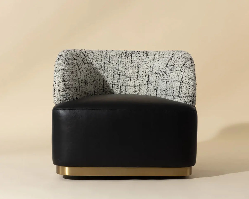 SUNPAN BRINDA SWIVEL LOUNGE CHAIR - BRAVO BLACK 111447
