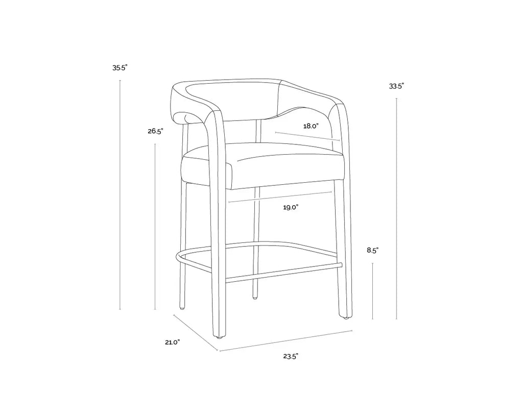 SUNPAN MAVIA COUNTER STOOL 111454