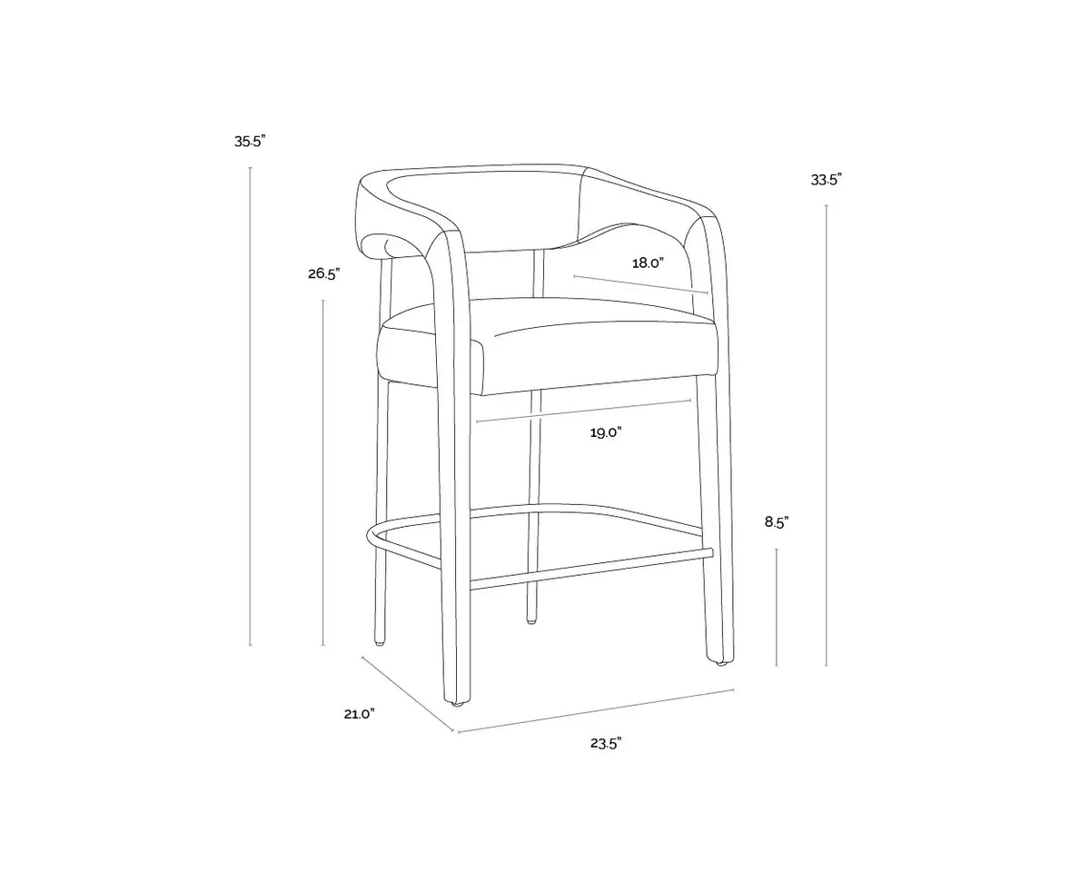 SUNPAN MAVIA COUNTER STOOL 111454