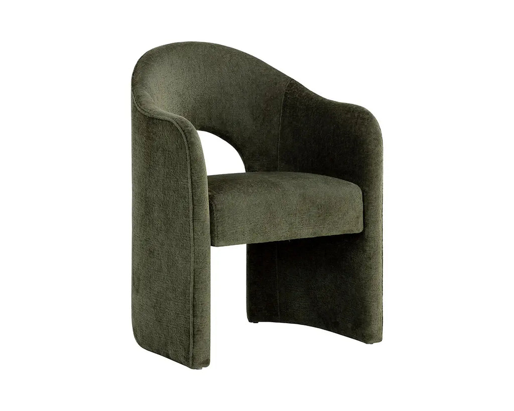 SUNPAN ANAYA DINING ARMCHAIR BERGEN OLIVE 111484