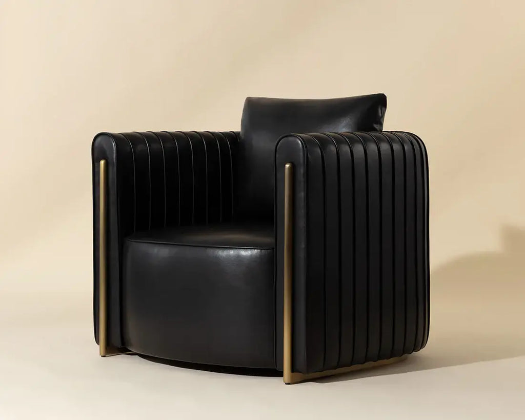 SUNPAN ALIX LOUNGE CHAIR BLACK 111518