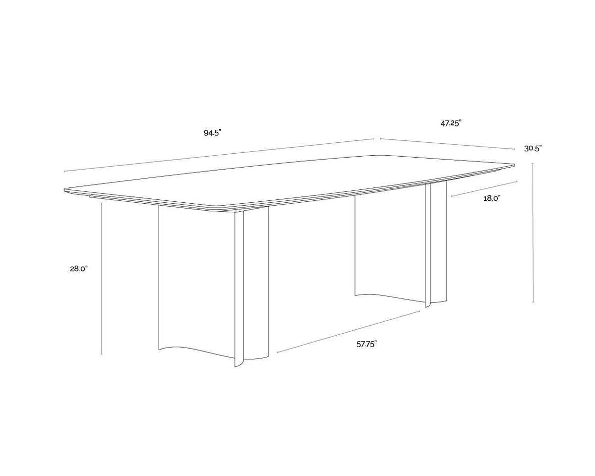 SUNPAN ASTARA DINING TABLE 111547