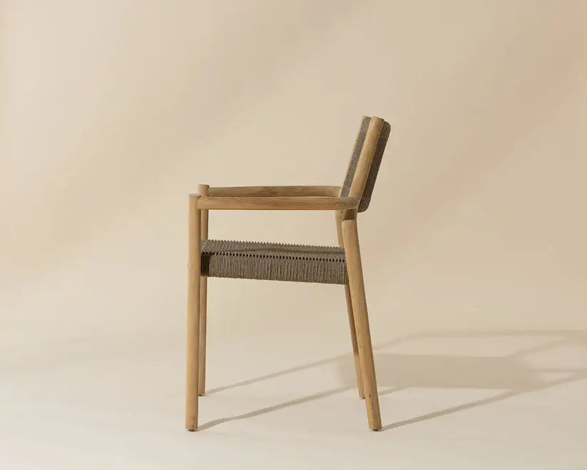 SUNPAN KAVALA STACKABLE DINING ARMCHAIR NATURAL SET OF TWO 111560
