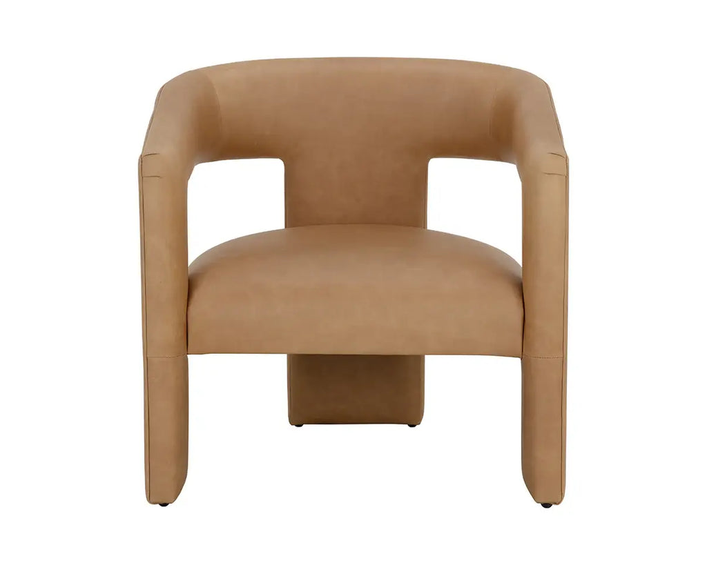 SUNPAN COBOURG LOUNGE CHAIR - LUDLOW SESAME LEATHER 111587