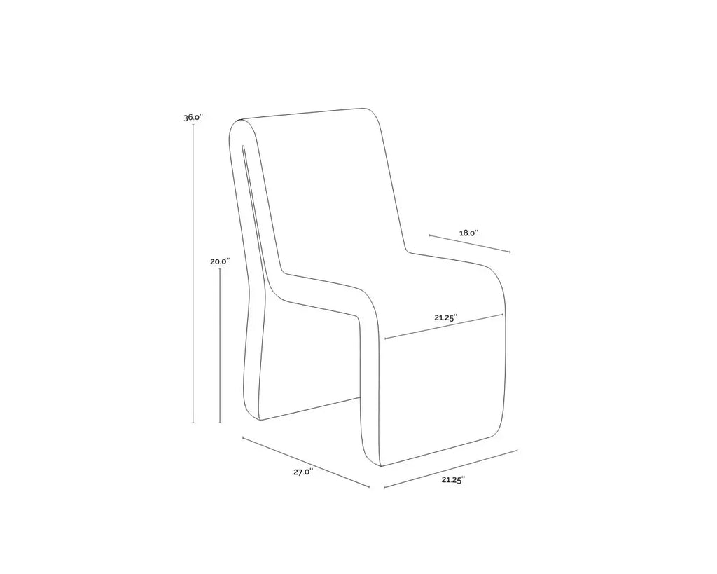 SUNPAN EDESSA DINING CHAIR NATURAL 111595