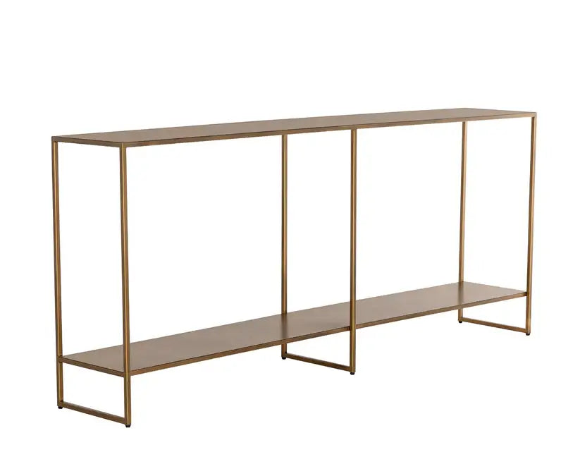 SUNPAN EIFFEL CONSOLE TABLE ANTIQUE BRASS 111604