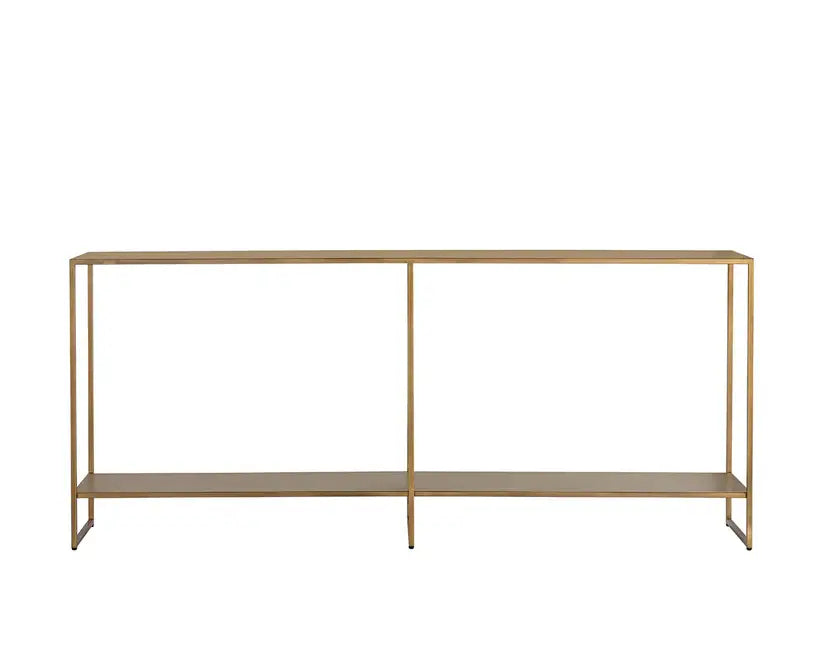 SUNPAN EIFFEL CONSOLE TABLE ANTIQUE BRASS 111604