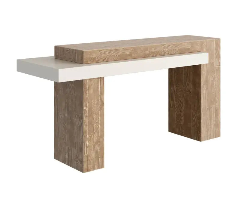 SUNPAN HERRIOT CONSOLE TABLE LIGHT BROWN 111605