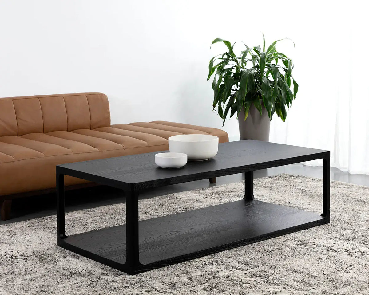 SUNPAN DONCASTER COFFEE TABLE BLACK 111615