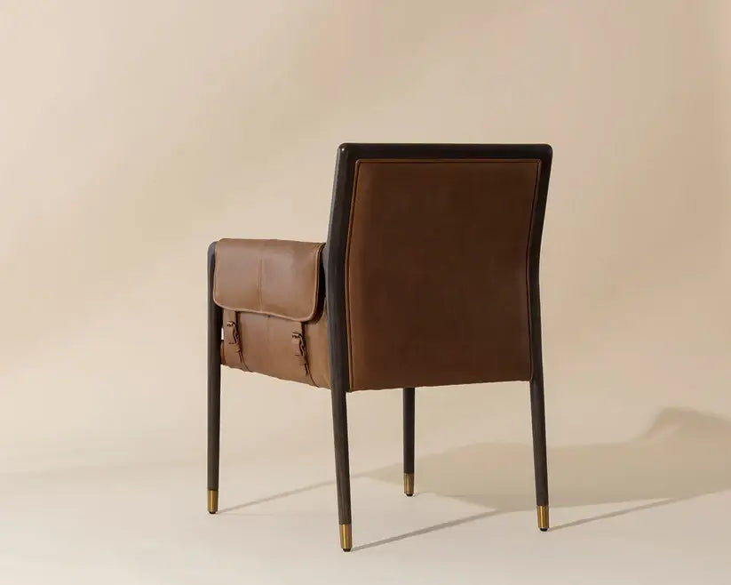 SUNPAN MAUTI DINING ARMCHAIR BROWN TOBACCO 111655