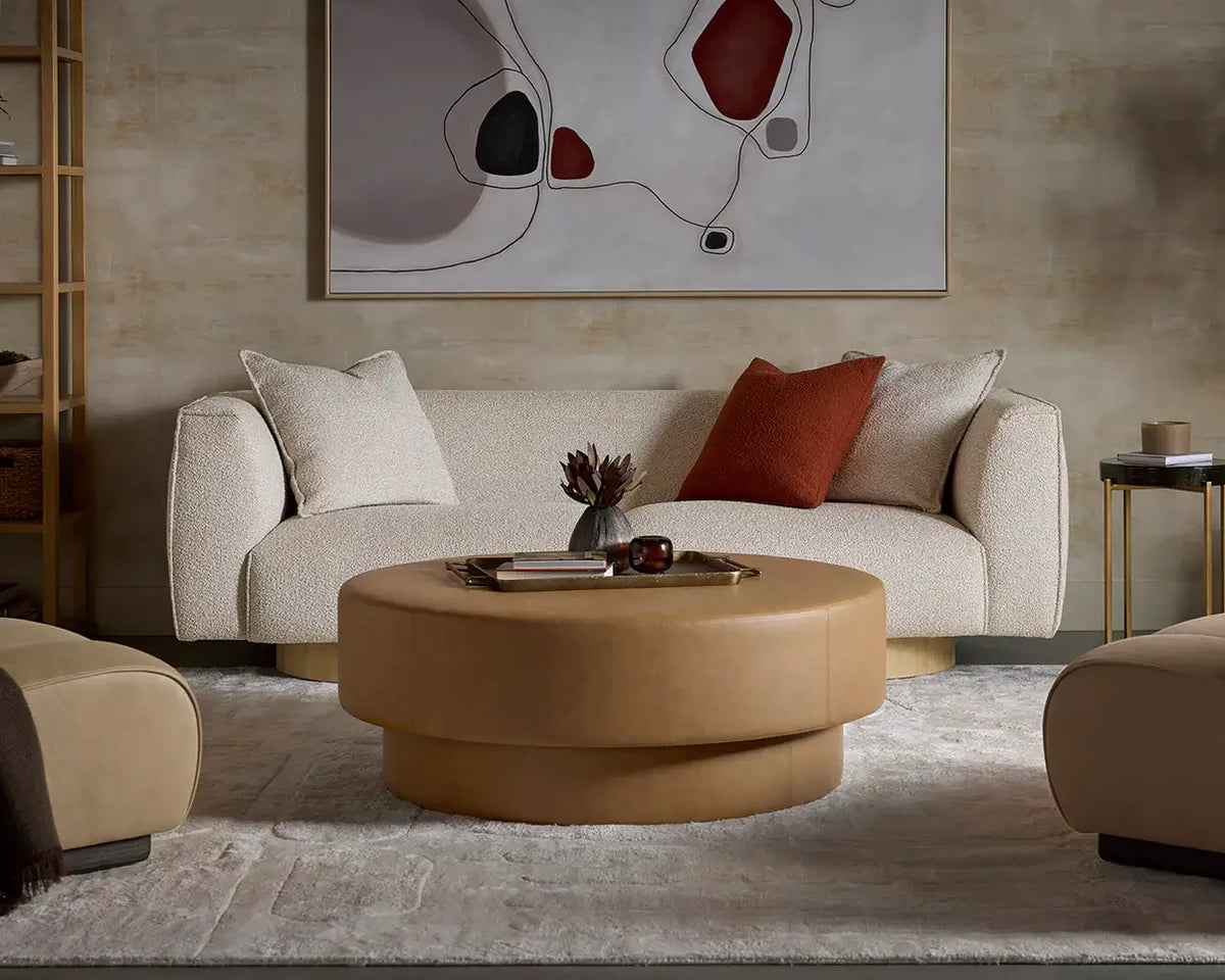 SUNPAN ARLO OTTOMAN - MILLIKEN COGNAC 111671