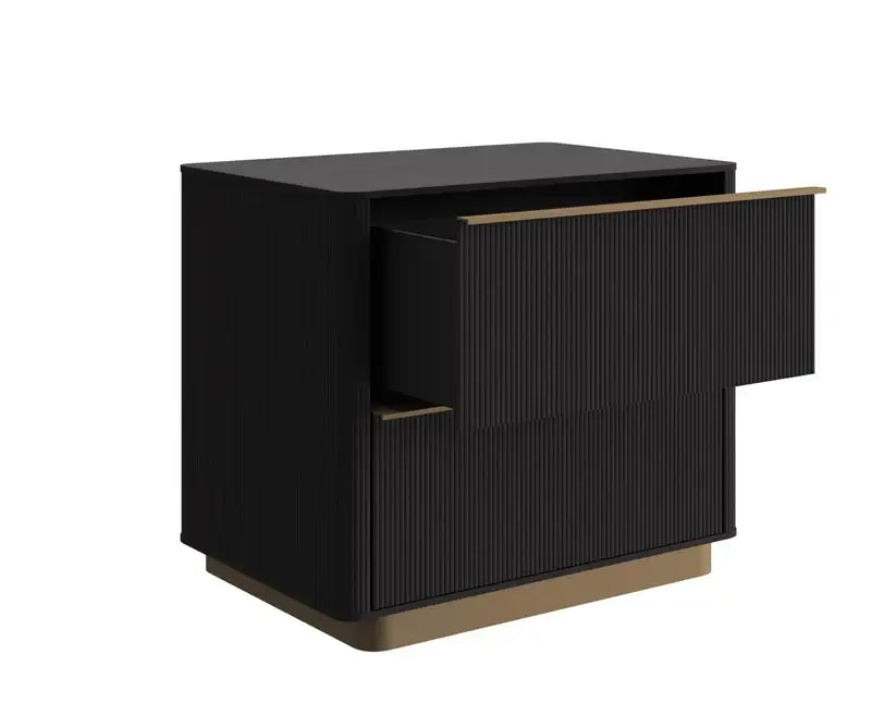 SUNPAN KALLA NIGHTSTAND CHARCOAL 111674
