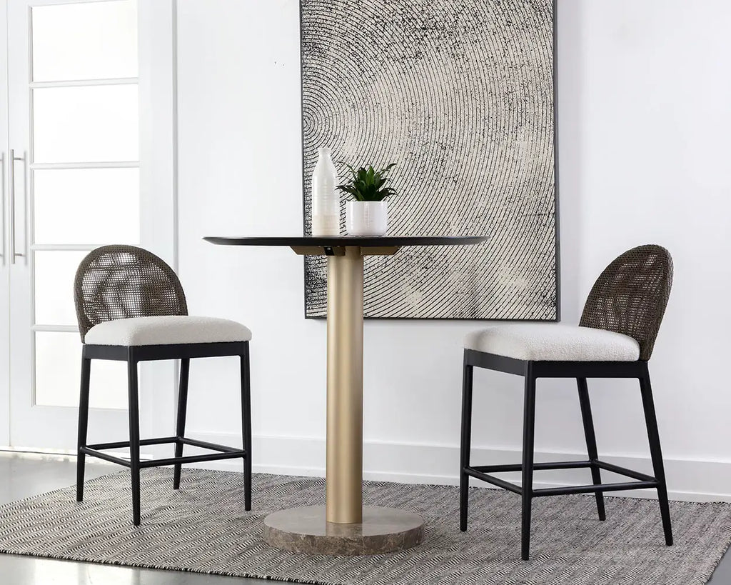 SUNPAN CALANDRI COUNTER STOOL BLACK 111683