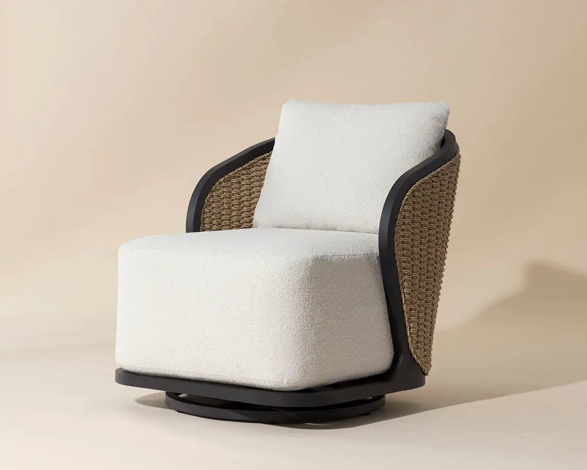 SUNPAN BORA SWIVEL ARMCHAIR - LOUIS CREAM 111685