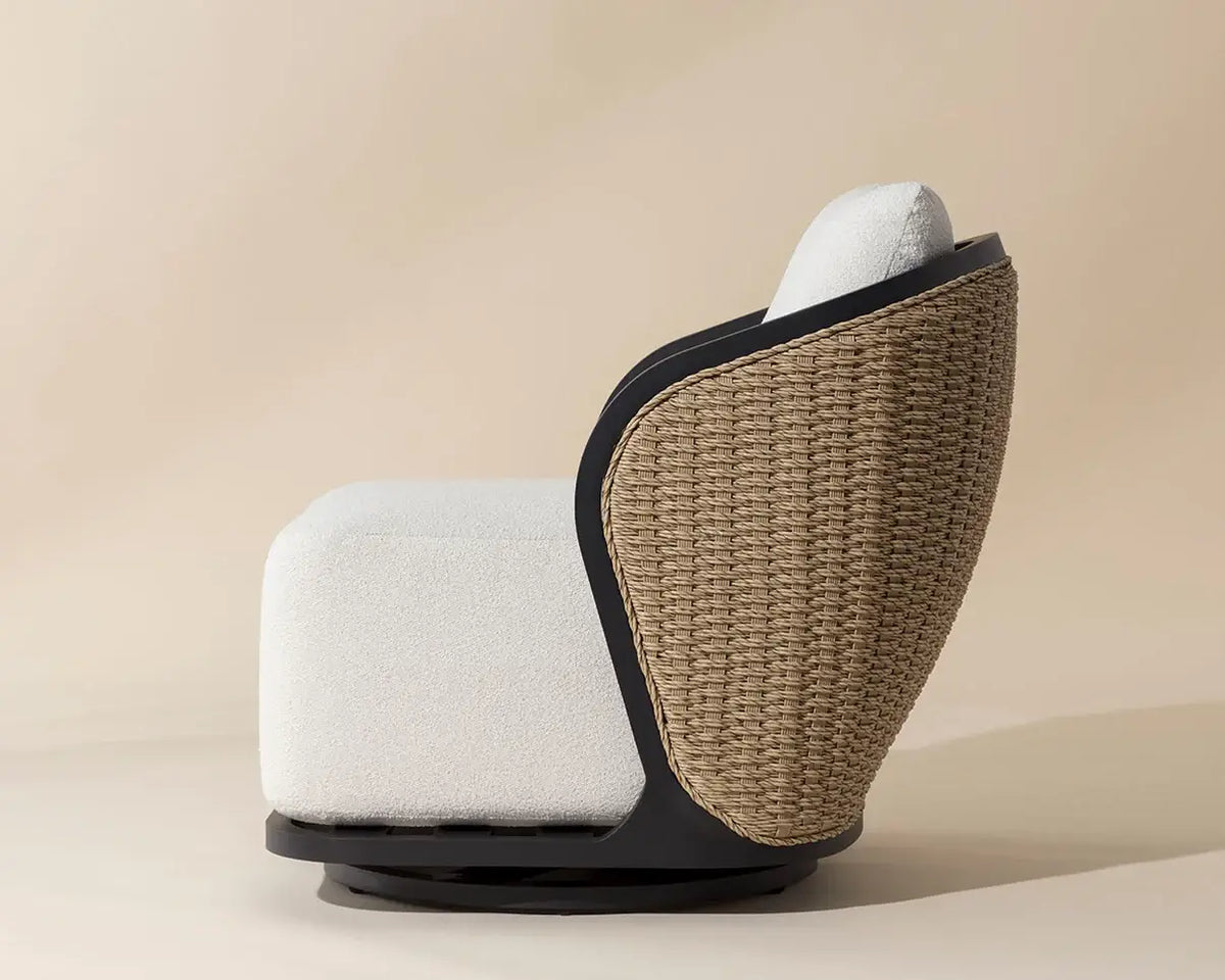 SUNPAN BORA SWIVEL ARMCHAIR - LOUIS CREAM 111685