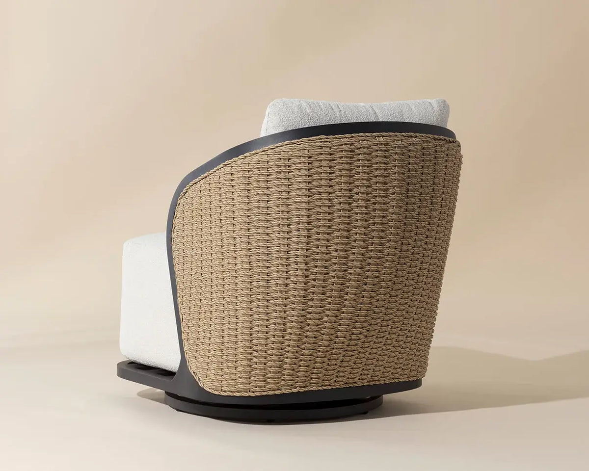 SUNPAN BORA SWIVEL ARMCHAIR - LOUIS CREAM 111685