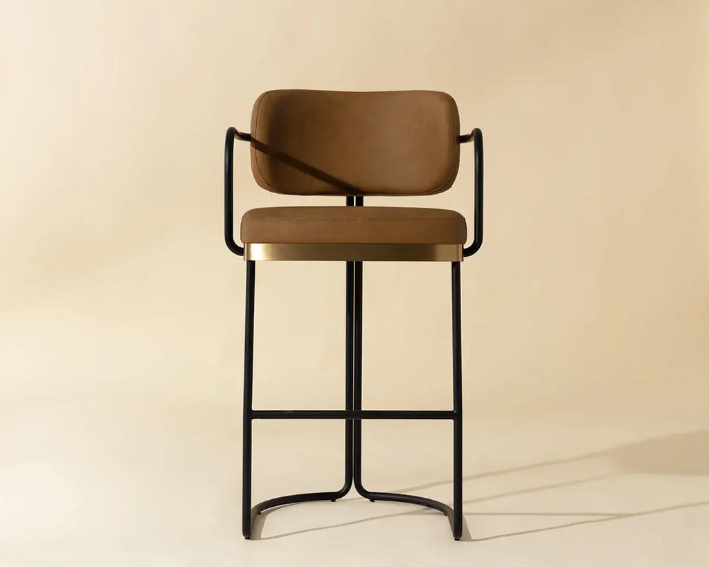 SUNPAN  JALEN BARSTOOL - MILLIKEN COGNAC  111701