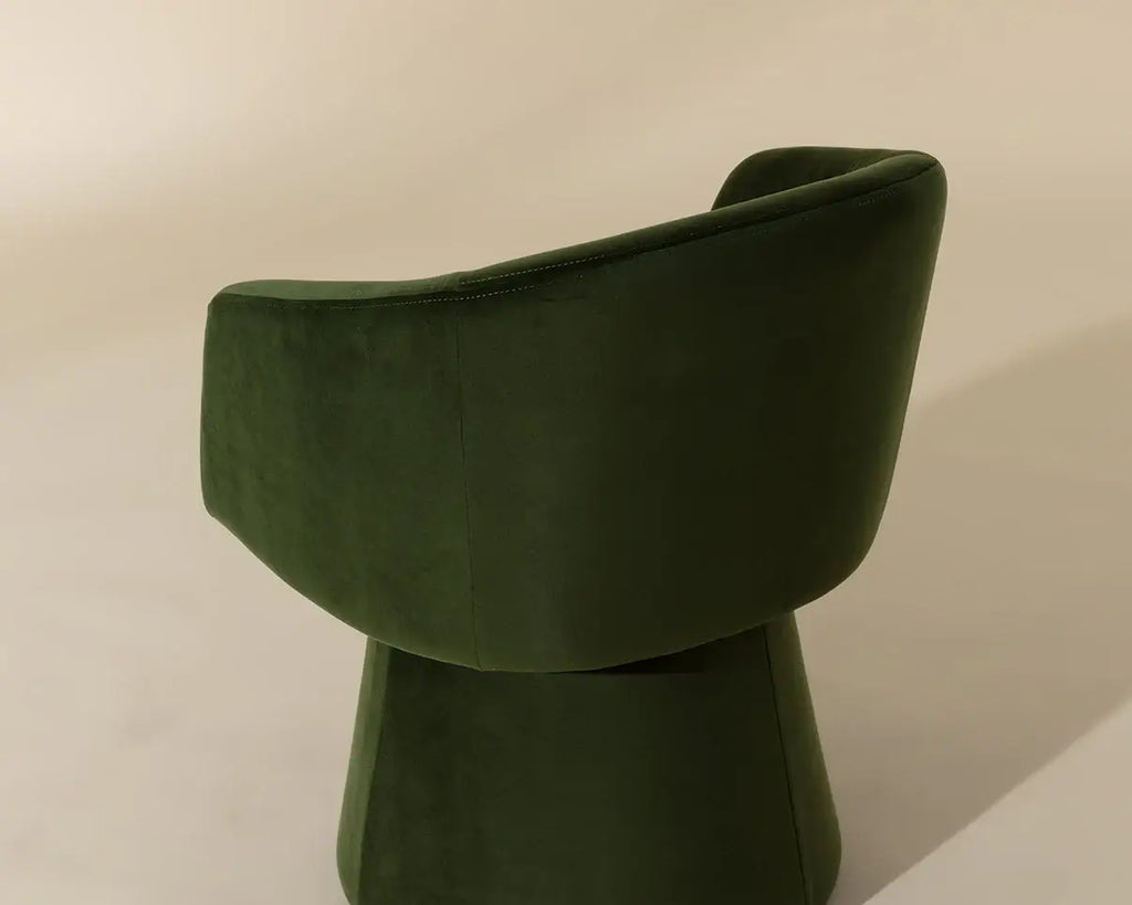 SUNPAN  ETTA SWIVEL DINING ARMCHAIR - MOSS GREEN 111767