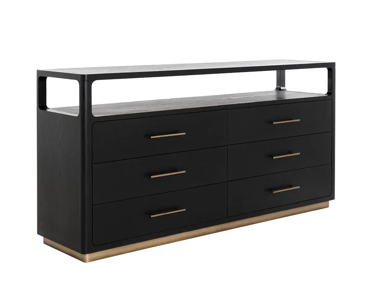 SUNPAN DANETTE DRESSER BLACK 111771