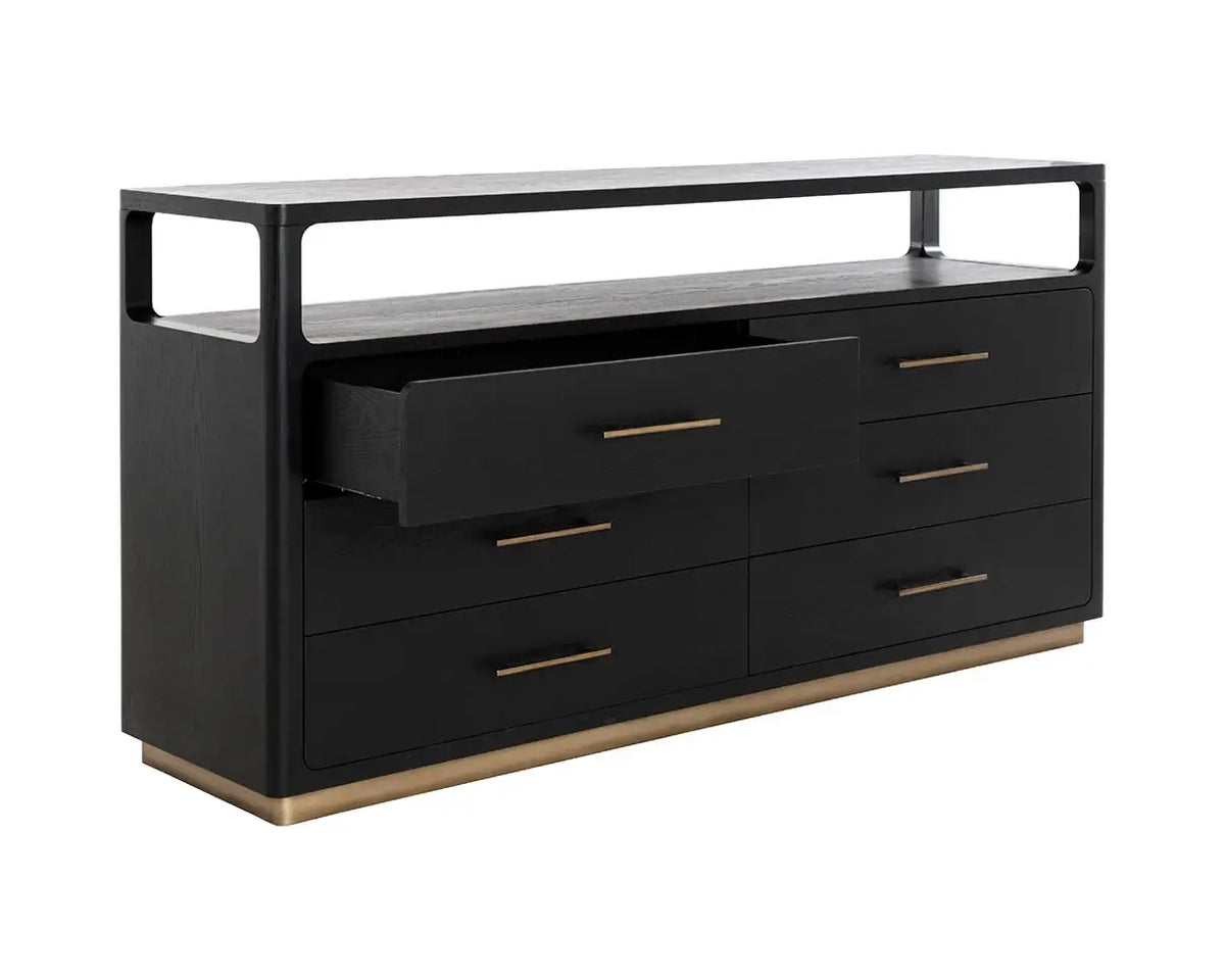 SUNPAN DANETTE DRESSER BLACK 111771