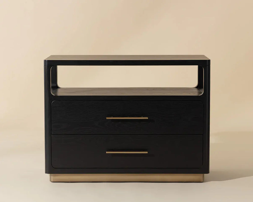 SUNPAN DANETTE NIGHTSTAND BLACK  111772
