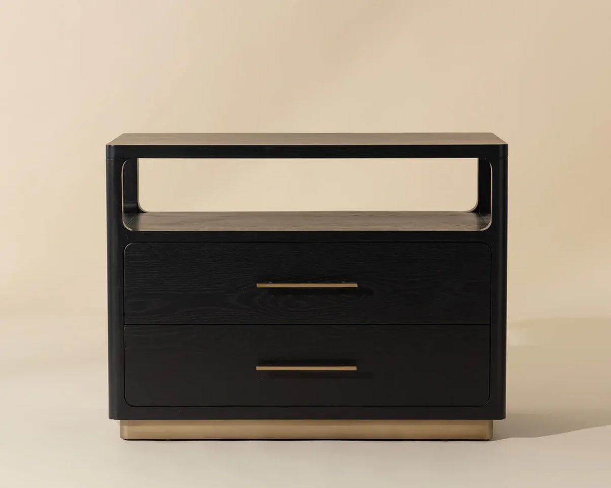 SUNPAN DANETTE NIGHTSTAND BLACK  111772