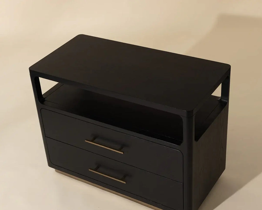 SUNPAN DANETTE NIGHTSTAND BLACK  111772