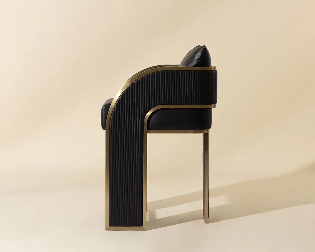 SUNPAN  BAZ COUNTER STOOL - NAPA BLACK 111779