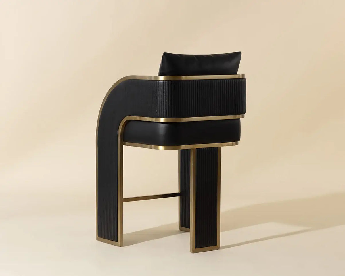 SUNPAN  BAZ COUNTER STOOL - NAPA BLACK 111779