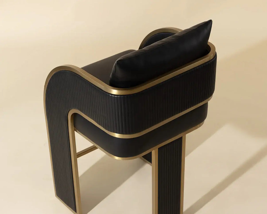 SUNPAN  BAZ COUNTER STOOL - NAPA BLACK 111779