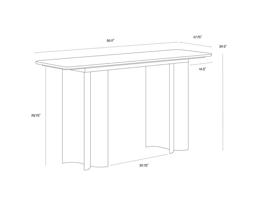 SUNPAN ASTARA CONSOLE TABLE 111784