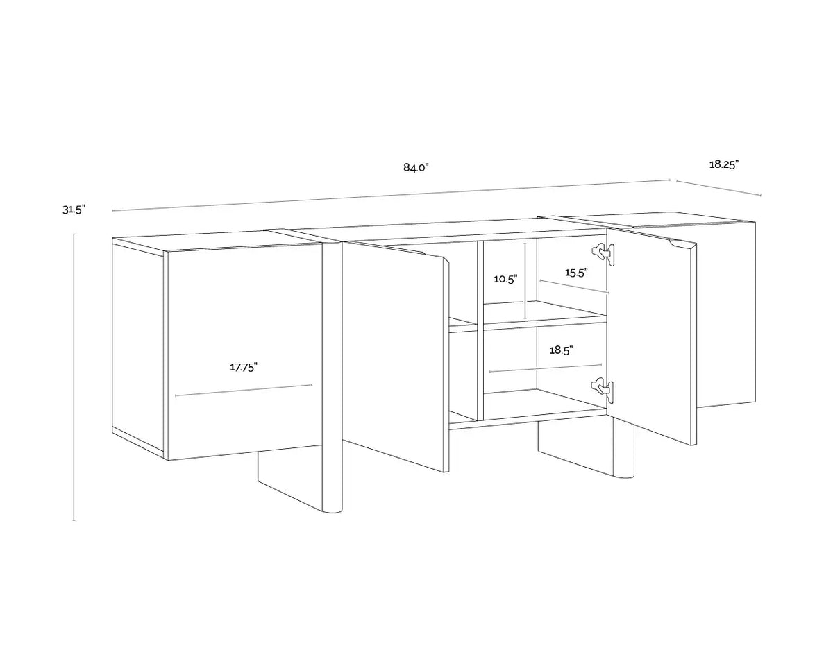 SUNPAN  EWAN SIDEBOARD 111794