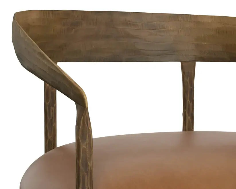 SUNPAN ZANATTA DINING ARMCHAIR TAN 111797