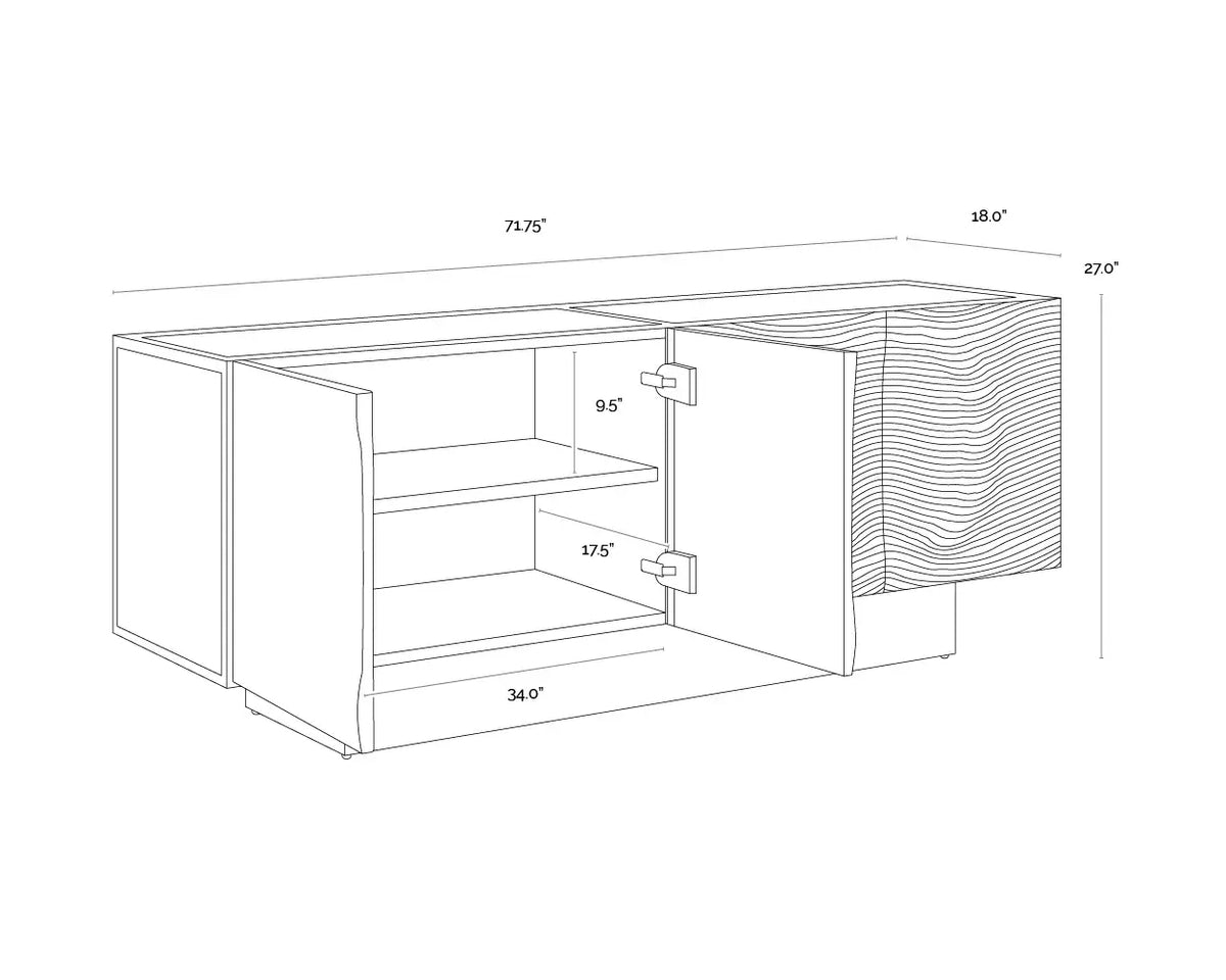 SUNPAN  DHARKAN SIDEBOARD 111817