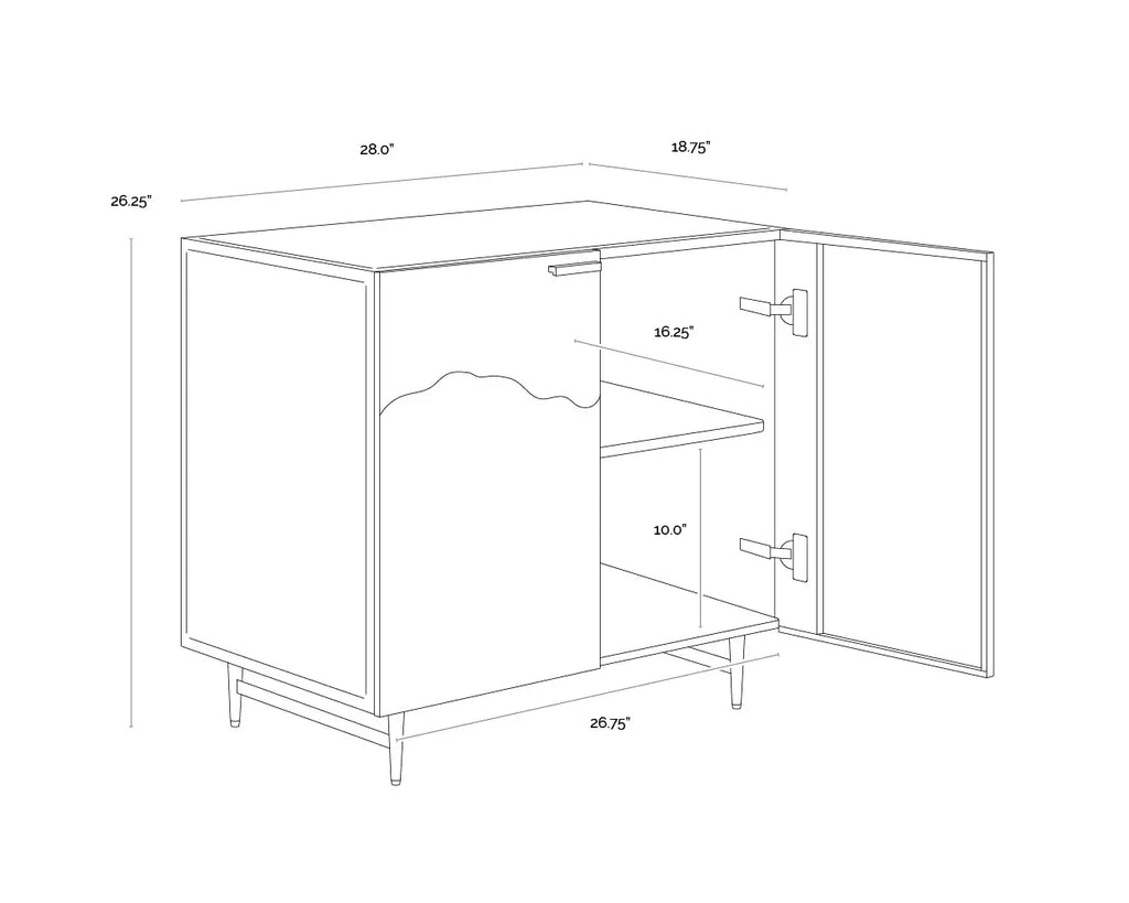 SUNPAN AUBURN NIGHTSTAND 111819