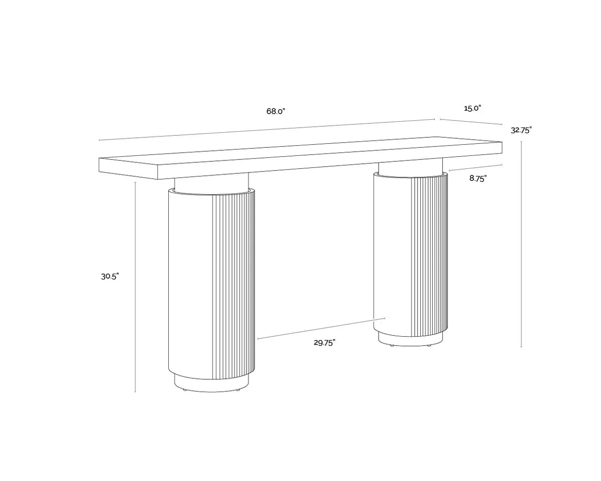SUNPAN  ASHVA CONSOLE TABLE 111821