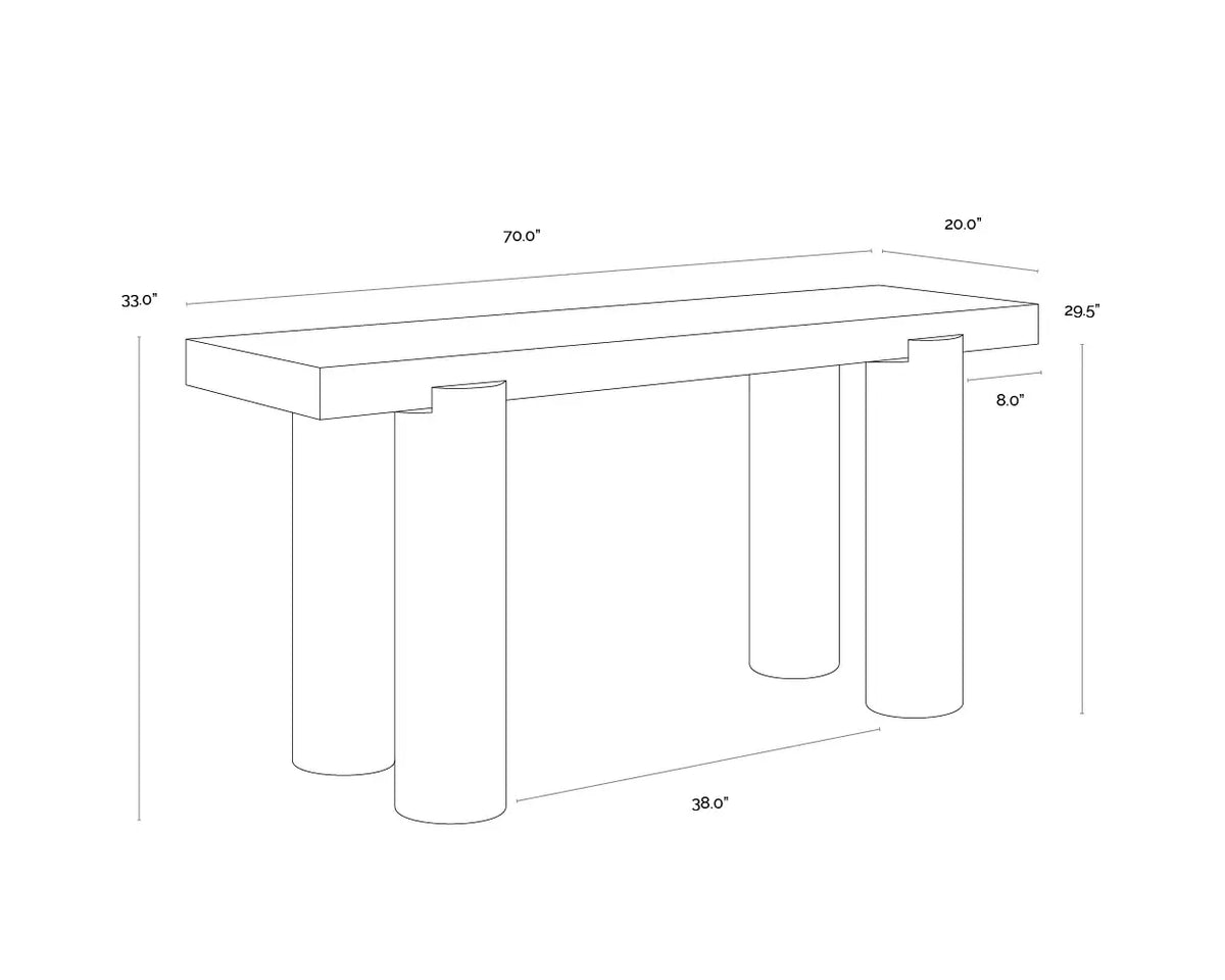 SUNPAN ARDI CONSOLE TABLE 111823