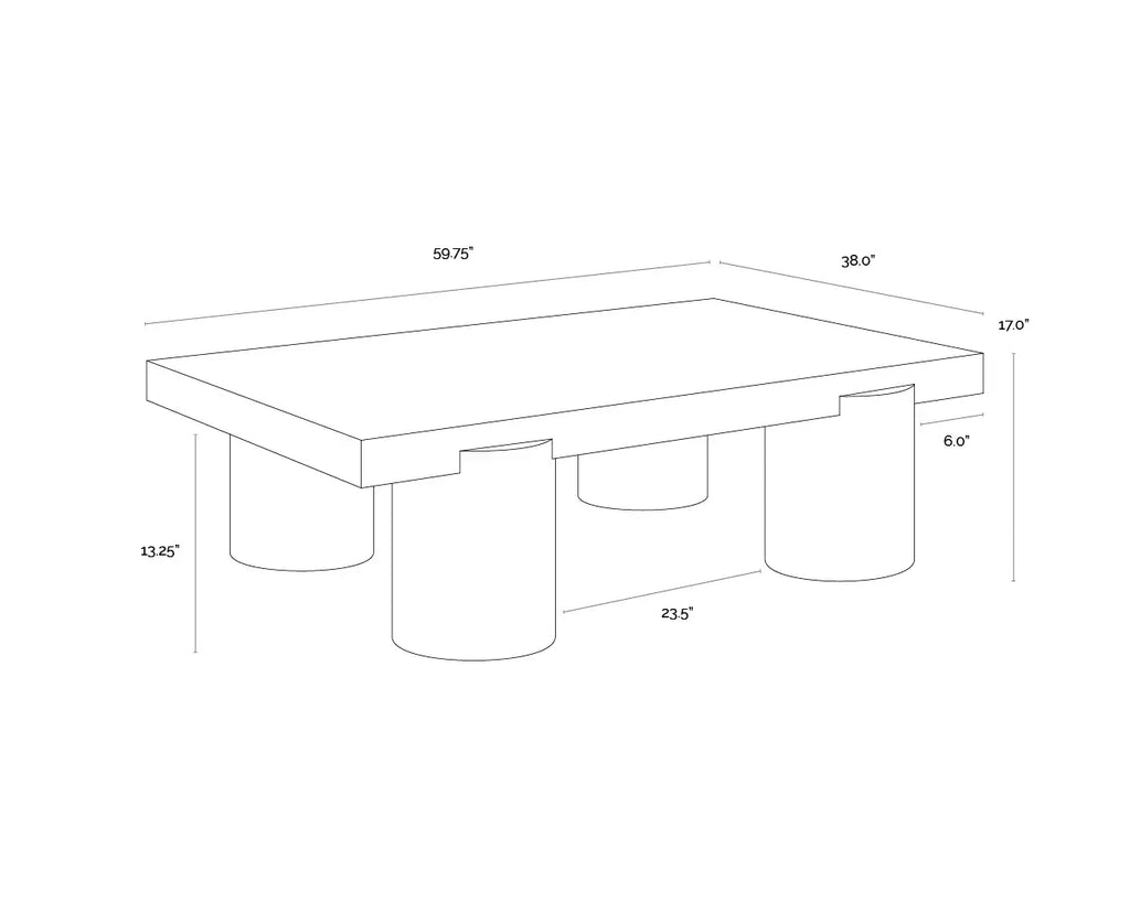 SUNPAN ARDI COFFEE TABLE 111824