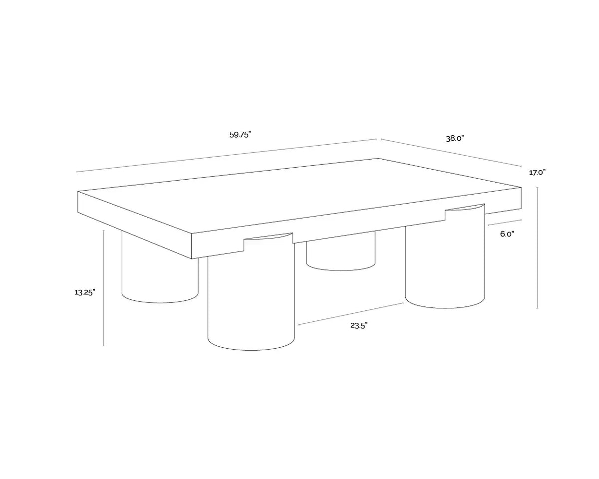SUNPAN ARDI COFFEE TABLE 111824