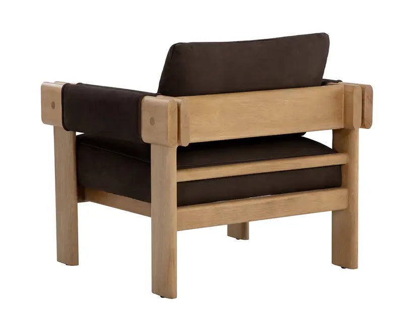 SUNPAN CARMICHAEL LOUNGE CHAIR NUBUCK COCOA 111825