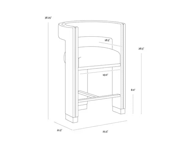 SUNPAN Adamina Counter Stool 111827