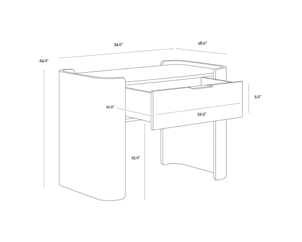 SUNPAN BERYL NIGHTSTAND 112545