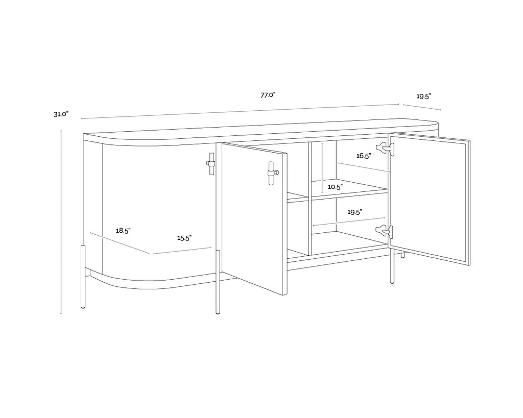 SUNPAN CATALDI SIDEBOARD 111837