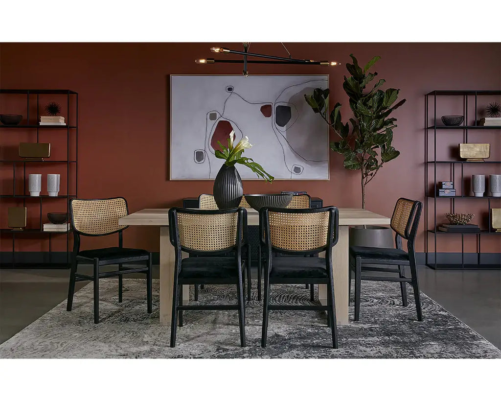SUNPAN ANNEX DINING CHAIR BLACK SET OF TWO 111842