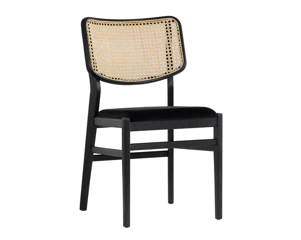 SUNPAN ANNEX DINING CHAIR BLACK SET OF TWO 111842