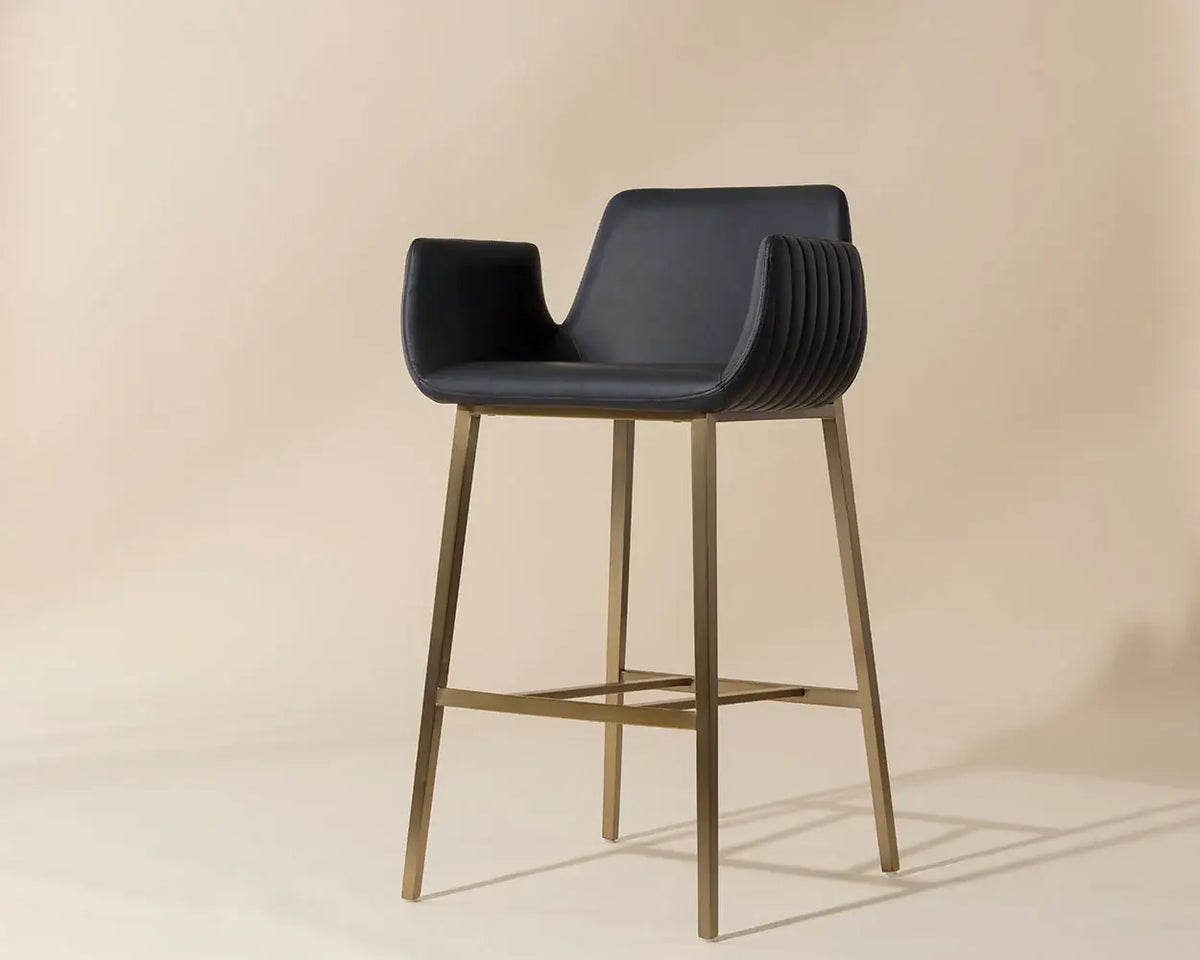 SUNPAN LUCANO BARSTOOL BRAVO BLACK 111930